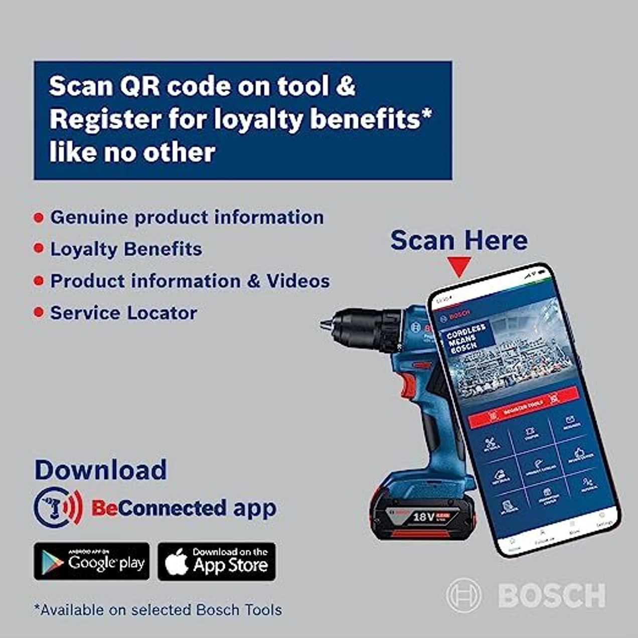 Bosch GDX18V-200 C Cordless Impact Driver/Wrench (Part No.-06019G42F0)