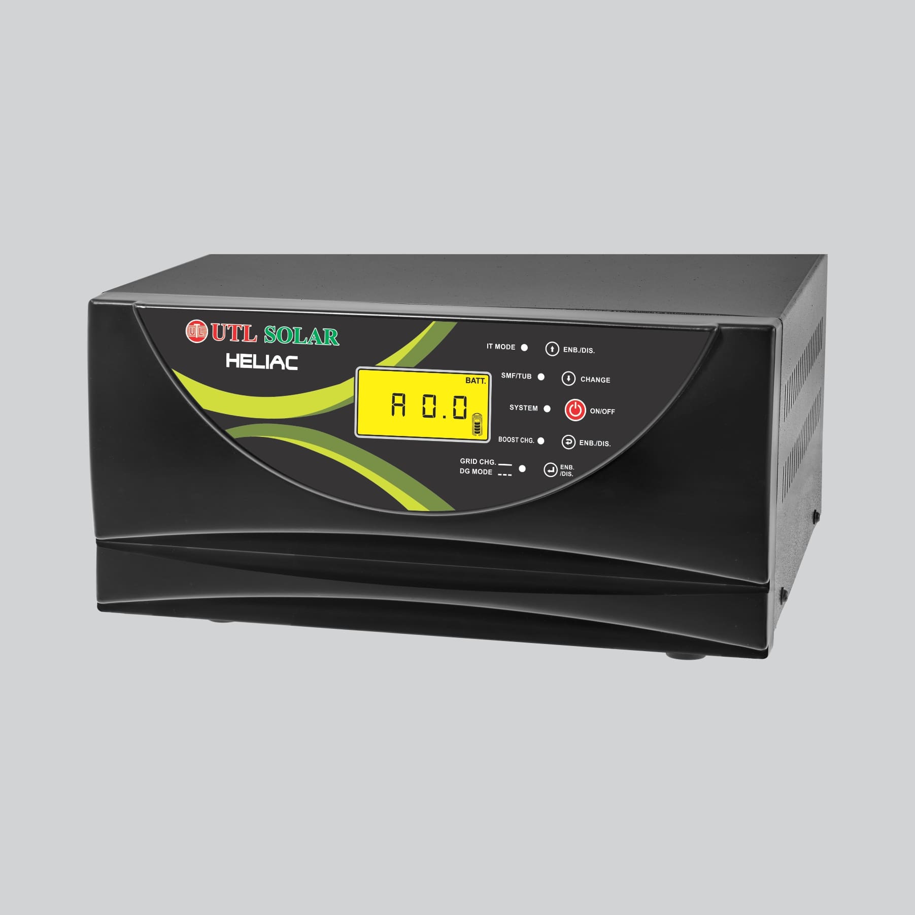 UTL Heliac 2000VA-24V Inverter with UIT 1536 Inverter Battery and 340W Solar Panel