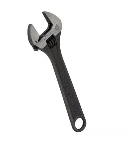 Shubham Enterprise, Adjustable Spanners 1174-151174N-15 (380MM) Black, Chrome Jaw, Steel, Hand Tool for Plumbing and Mechanical Use (pack of 1)