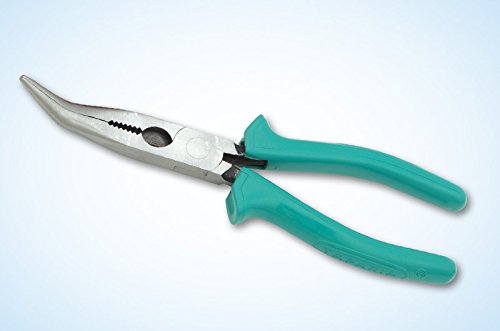 TAPARIA BN11-45 Bent Nose Pliers Insulated With Thick C.A. Sleeve