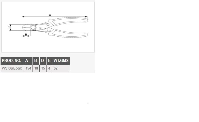 Taparia WS06 Wire Stripping Plier (Green and Black)