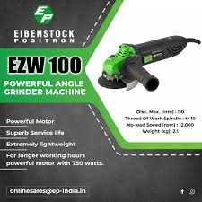 EIBENSTOCK 4inch Angle Grinder 750W EZW 100