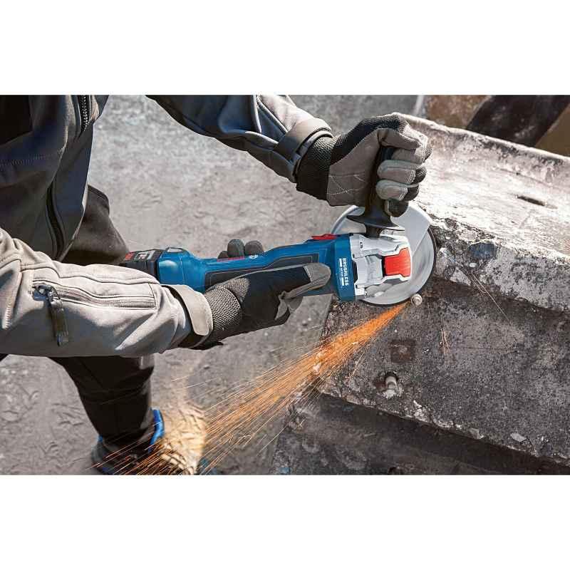 Bosch GWX 180-LI 18V 11000rpm 5 inch Wheel Size Cordless Angle Grinder, 06019H91K0