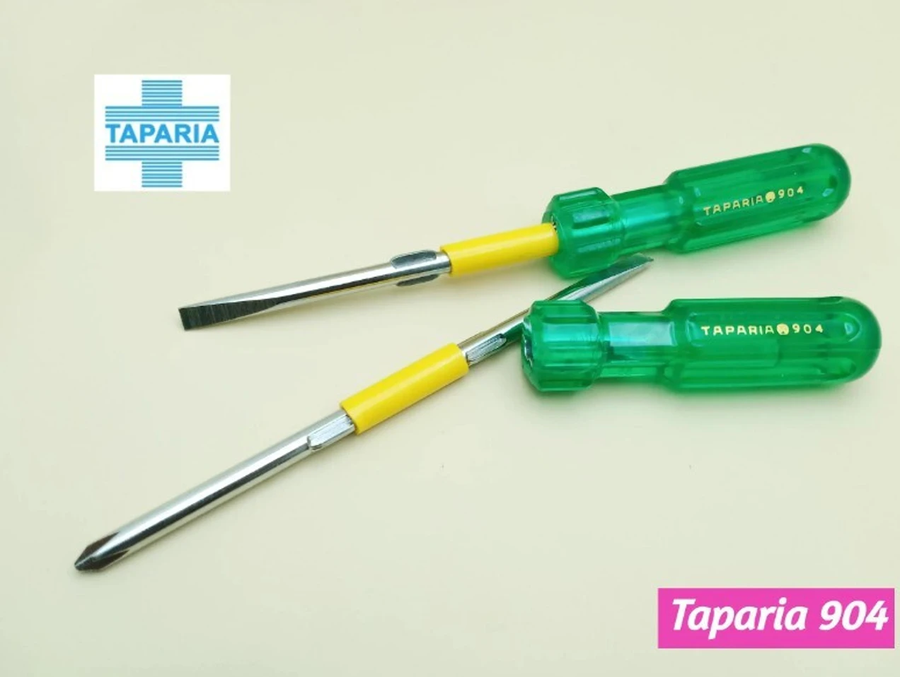 TAPARIA 904IBT 2 in 1 Screwdriver Set of 4 Long Handle Screwdriver