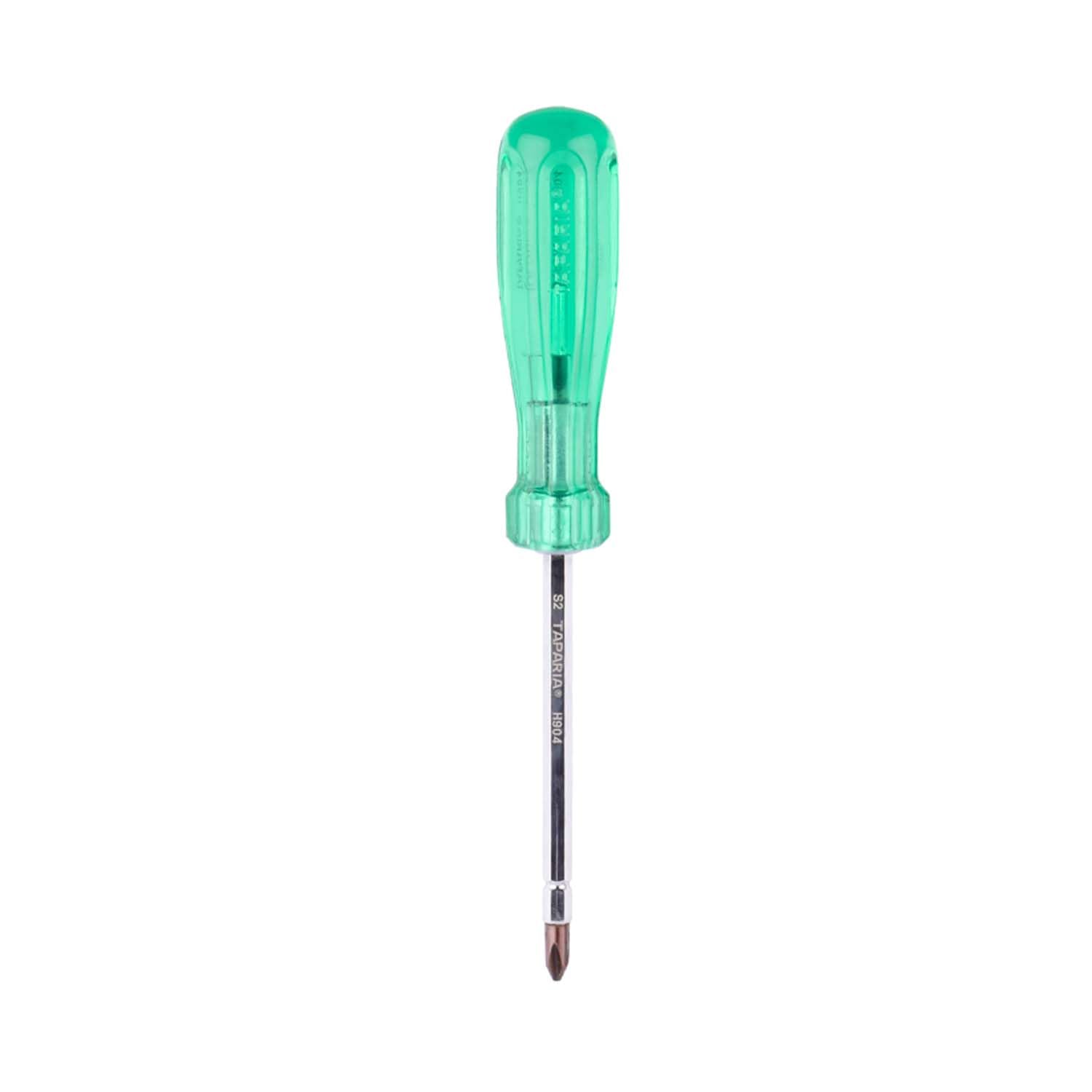 Taparia 4 Hex Shank 2 Way Screwdriver (H 904), Green,1 Pc