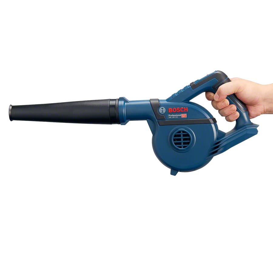 Bosch GBL 18V-120 Heavy Duty Cordless Air Blower (Solo Tool), 270 Km/h, 17,000 rpm, 1.1 Kg (18V Batteries and Chargers sold