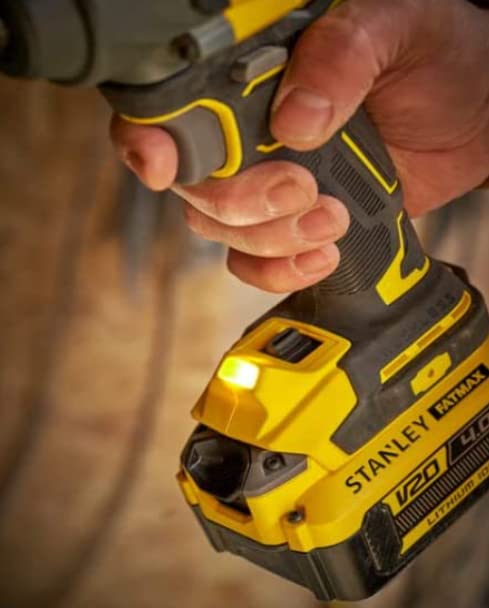 STANLEY FATMAX SBW920M2K-B1 20V 4.0Ah 12 Cordless Brushless Impact Wrench With 2×4.0Ah Li-ion Batteries & 1pc Charger