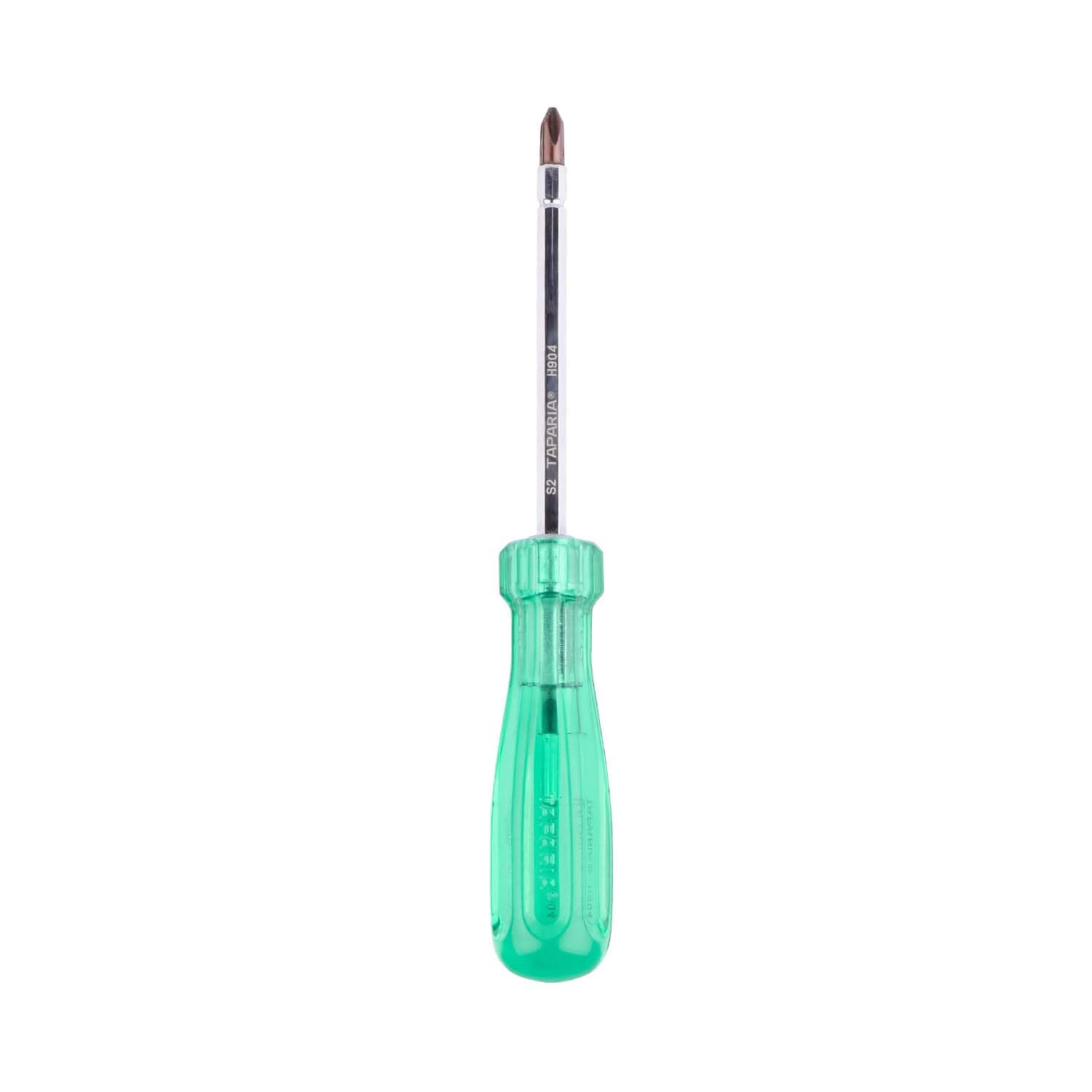 Taparia 4 Hex Shank 2 Way Screwdriver (H 904), Green,1 Pc