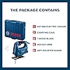 BOSCH GST 680 Corded Electric Jigsaw | 500W Motor | Stroke rate at No Load- 800-3100 spm | Cutting Depth 68mm | Lightweight & Portable