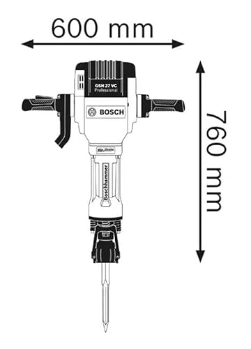 Bosch Gsh 27 Vc Heavy Duty Corded Electric Demolition Breaker With Hex