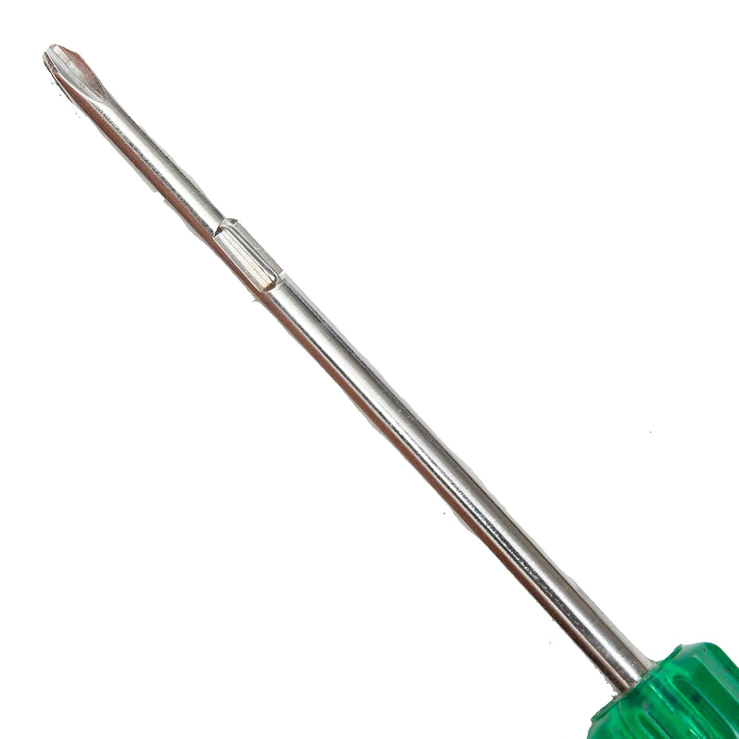 TAPARIA Attribute Value 906 Steel Two in One Screw Driver – Green and Silver, Tip Size D1 x T1 8.0 X 0.9