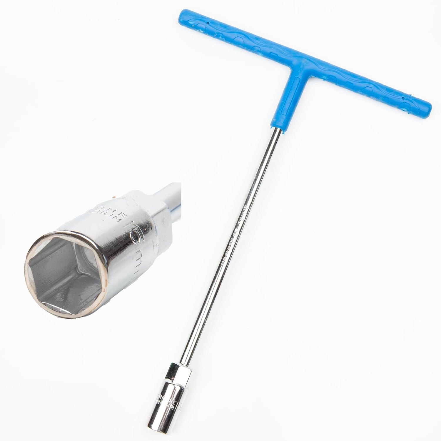 Taparia T Spanner Socket Wrenches TSW 15, Chrome Vanadium steel, Size 15mm, 6 Point Hex end with Soft Grip, Suitable for Automotive, Hobby, Professional, DIY & Industrial Use