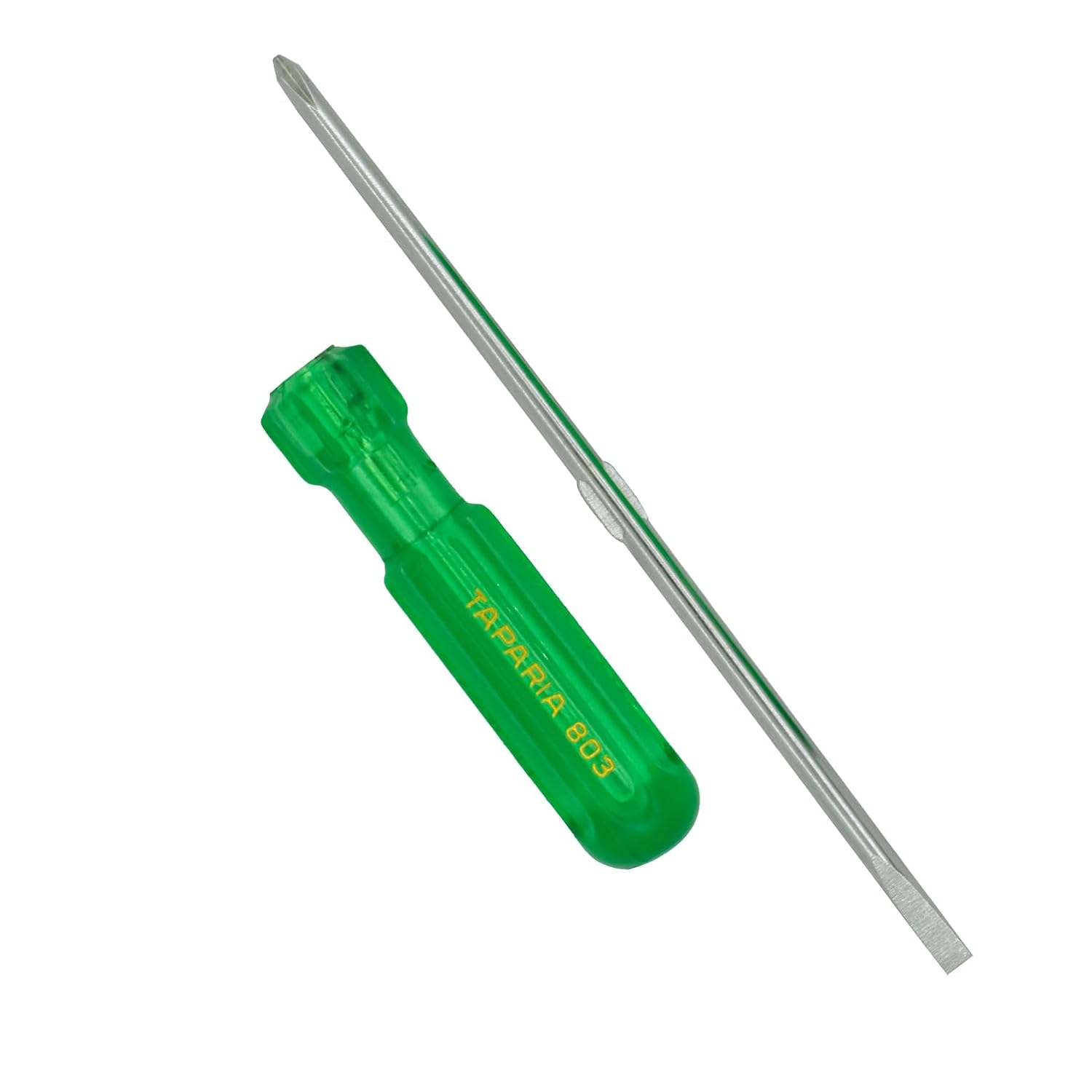 TAPARIA 803 Screwdriver, Green and Silver, 55 mm