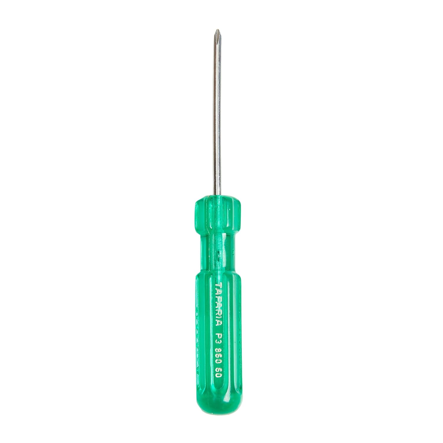 Taparia P3 860 60 Steel Tip No.0 Philips Screw Driver (Green And Silver), 1 pc