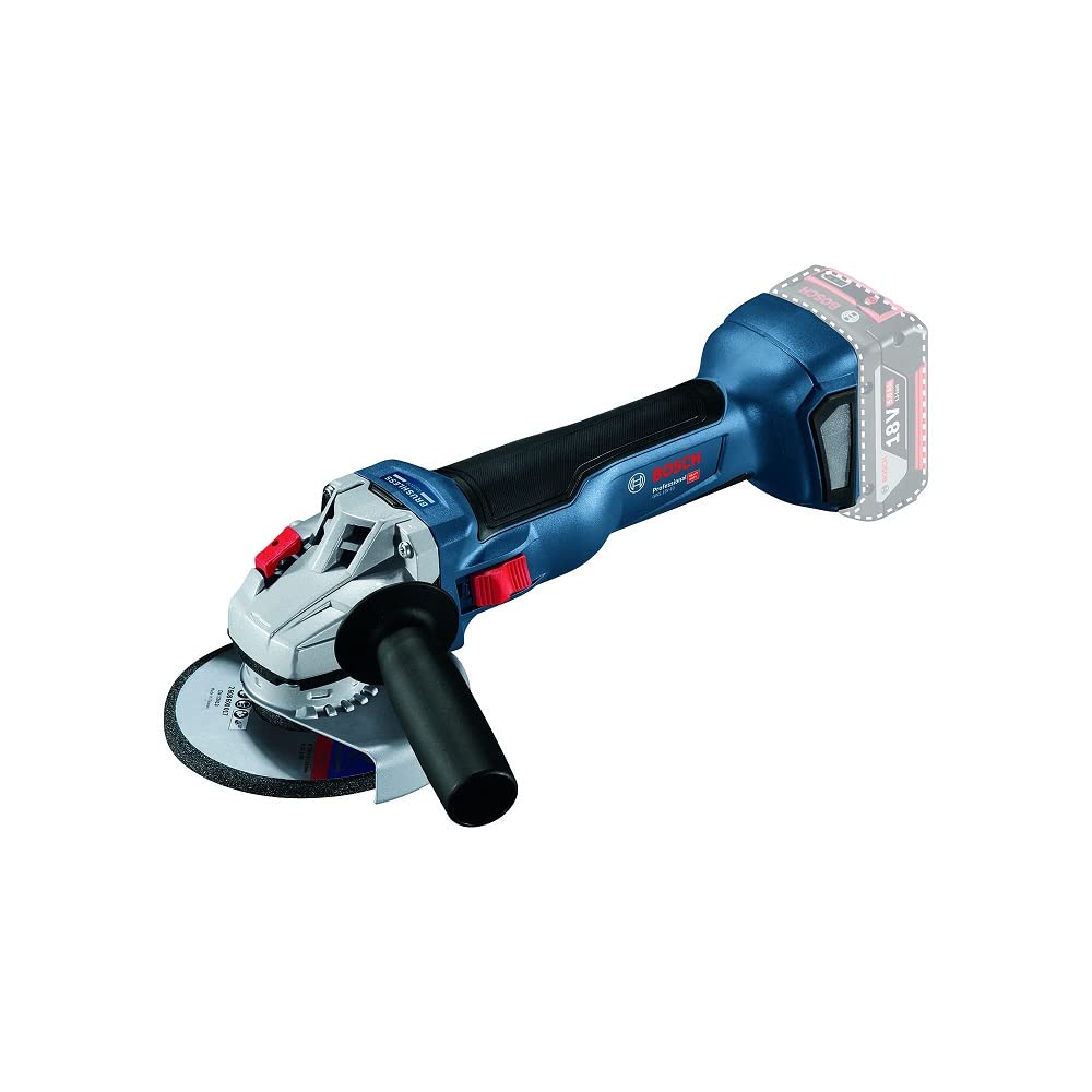 Bosch GWS 18V-10 Heavy Duty Cordless Angle Grinder (Solo Tool), Brushless Motor