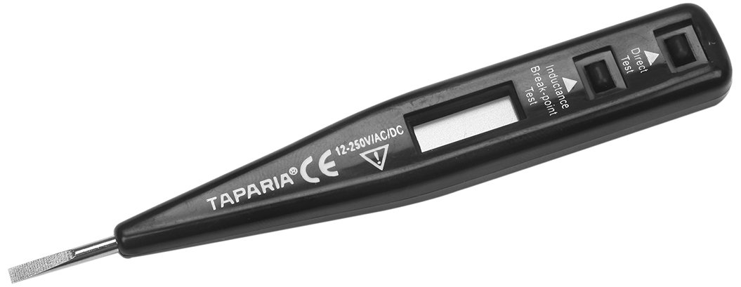 Taparia MDT 81 Digital Voltage Tester 12V-220V ACDC 2-in-1 Line & Electrical Tester Pen for Circuit Check Induction Voltage Testing LCD Display Breakpoint & Live Object Detection