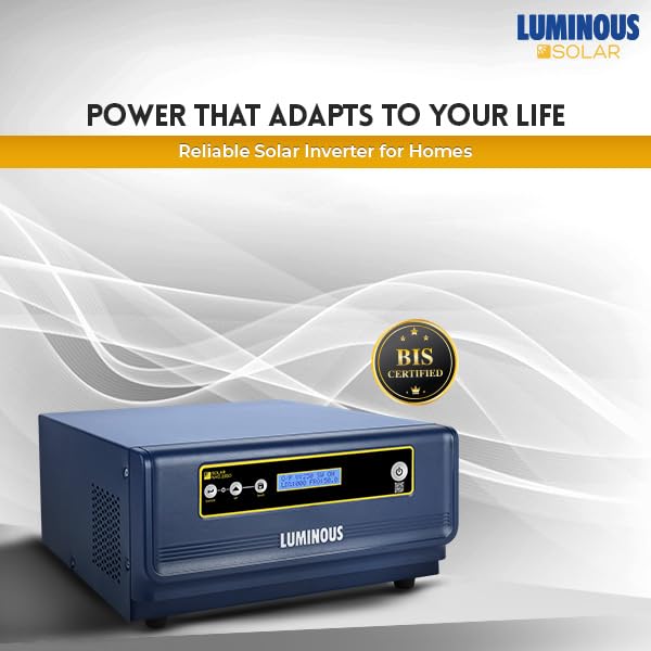 Luminous NXG 2350e Solar Inverter for Home, Office & Shops | 2000VA Pure Sinewave with ISOT Technology | Intelligent Load Sharing | Reliable Power Backup