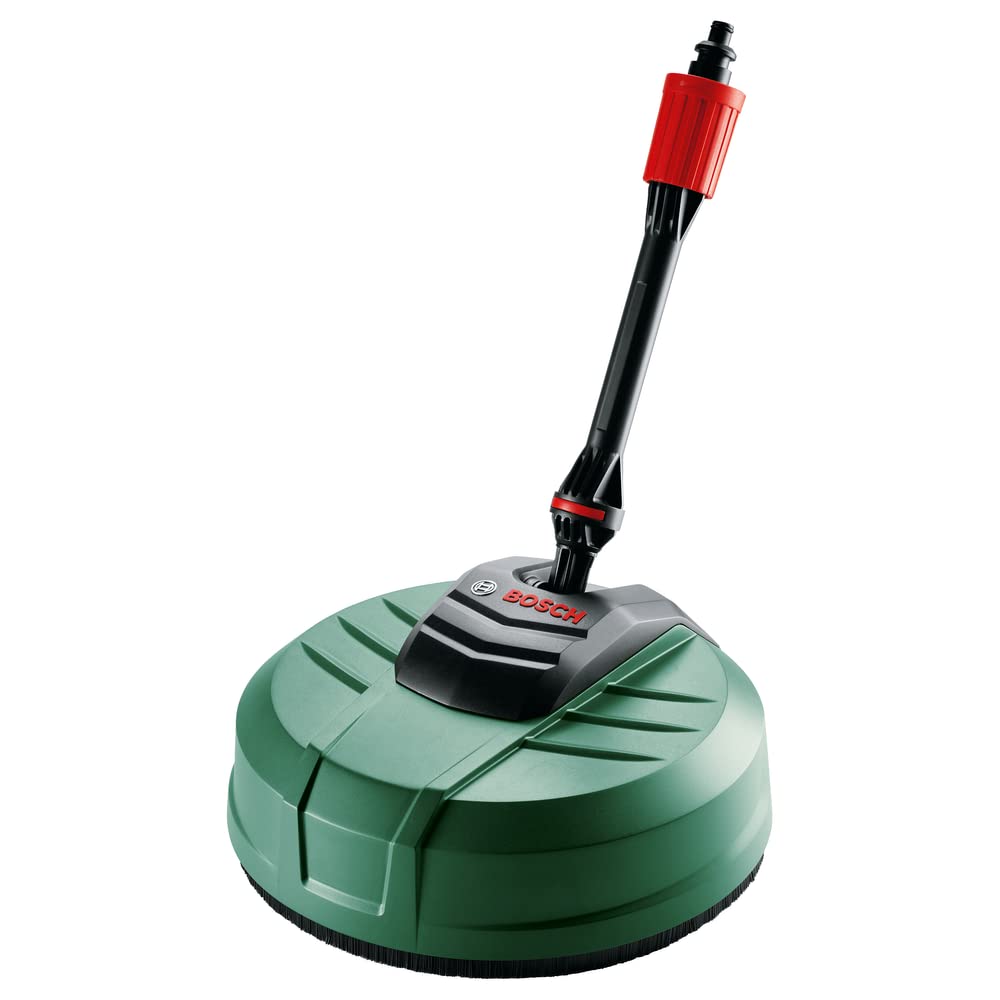 BOSCH Aqua Surf 250 Patio Cleaner, Cleansing Diameter 250mm, Pivoted Cleaning Head, Brush Skirt Controls Water Splashing | Max Pressure 140 Bar | Accessory for Aquatak Pressure washers | 0.68kg