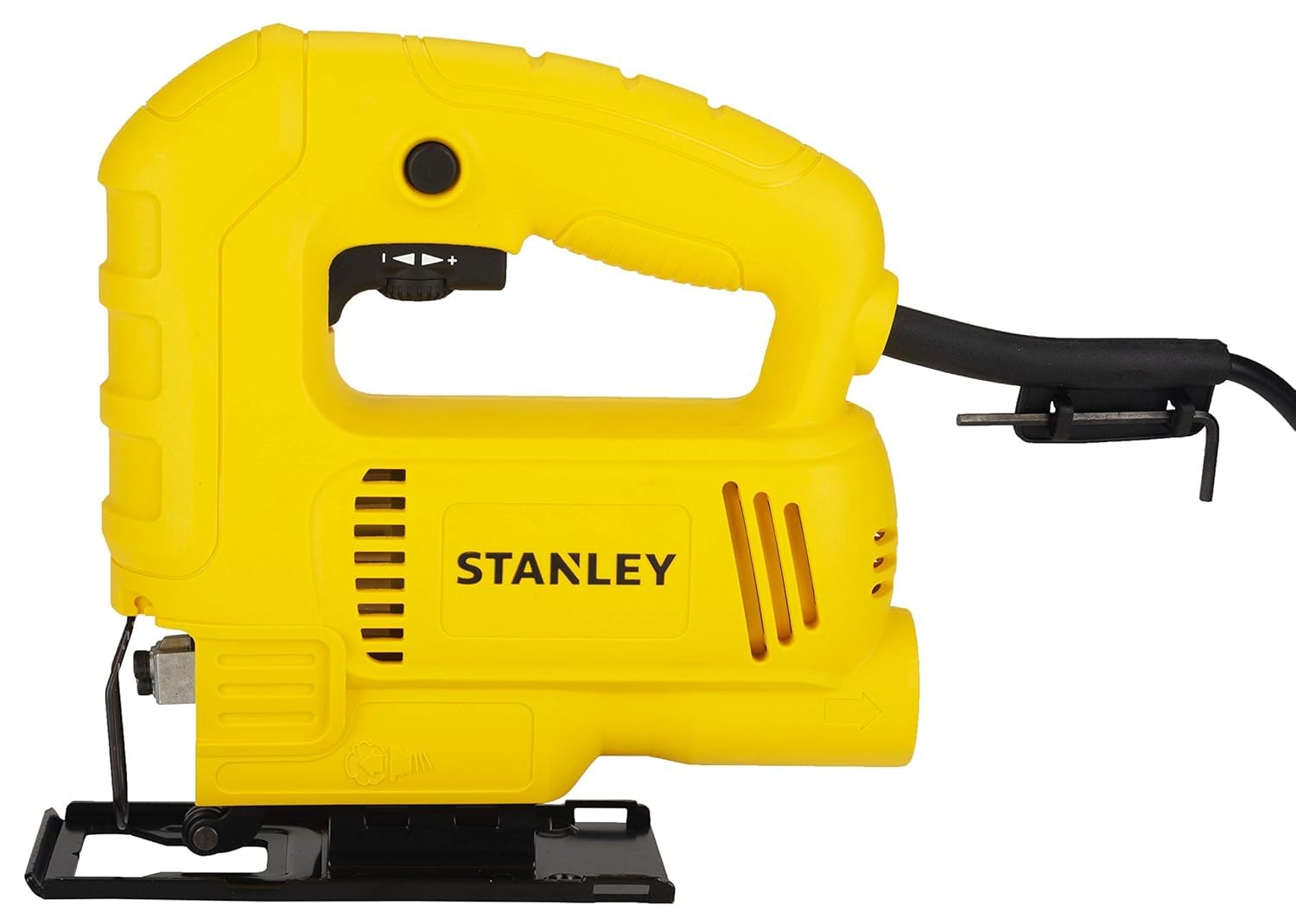 STANLEY SJ45 450W Variable Speed JigSaw for cutting woodsheetmetal and plastic with 6 position speed dial