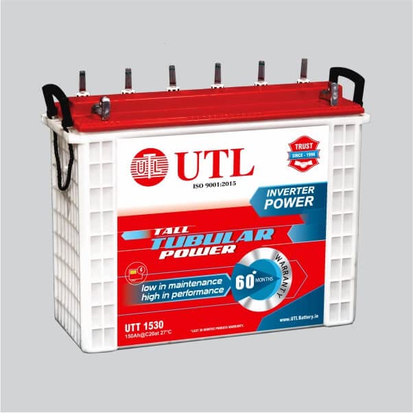UTL Solar 150Ah Tubular Inverter Battery UIT1536