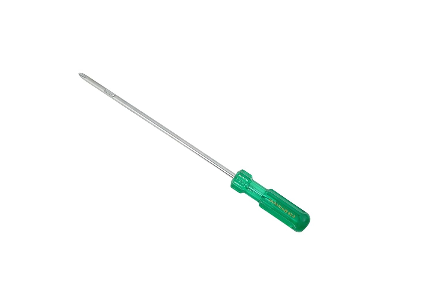 Taparia 853 Two in One Screwdriver (200mm Blade, 6mm Dia, Green Handle)-Reversible Flat Head & Phillips Tip-High Grade Steel Construction-Professional Tool for Electricians, Carpenters, DIY