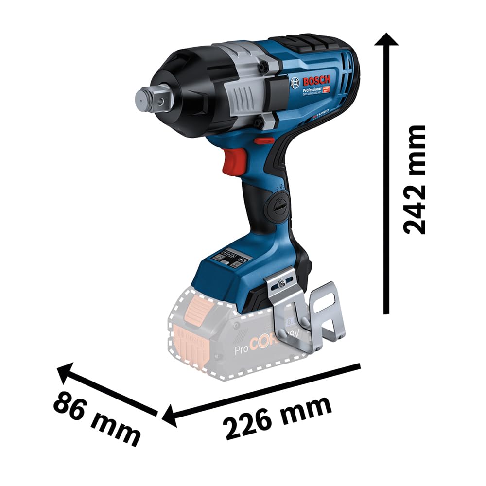 Bosch GDS 18V-1600 HC PROFESSIONAL CORDLESS IMPACT WRENCH