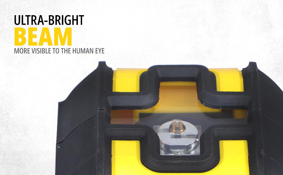 STANLEY STHT77499-1 CUBIX® Green Beam Cross Line Laser Level with 2*AA Batteries, 1 Year Warranty