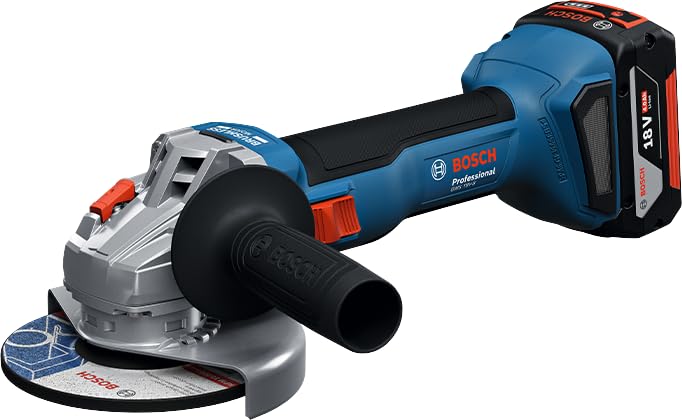 BOSCH GWS 18V-8 Professional Cordless Angle Grinder (Solo) | 800W Equivalent Power