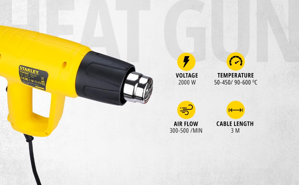 STANLEY STXH2000 2000W Variable Speed Heat Gun