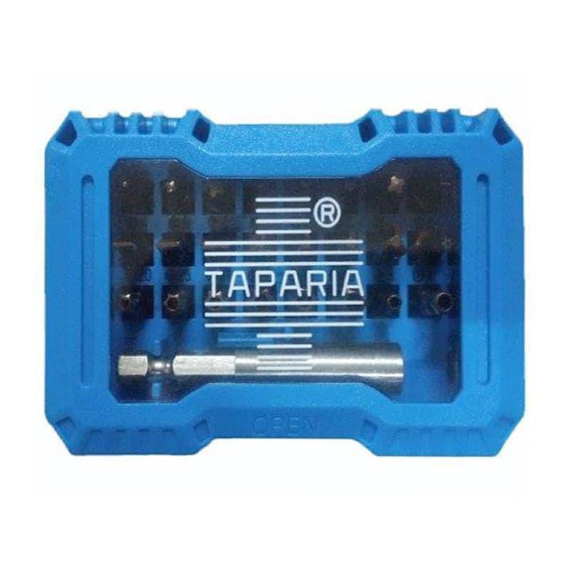Taparia 32-Piece Power Tool Bits Set with Magnetic Adaptor, S2 Steel, 25mm Length, PBS-32