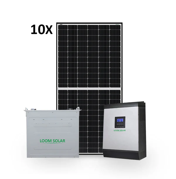 Loom Solar 5 KW Hybrid Solar system for Homes, Small office, Shops Save 30%