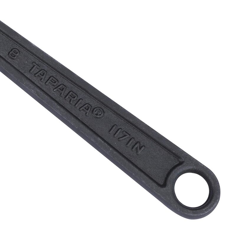 Taparia 1171-8, 8-Inch (205 mm) Adjustable Spanner – Forged Chrome Vanadium Steel with Precision Jaws and Insulated Grip, 26mm Jaw Opening for Tightening, Loosening, and Plumbing – Professional Tool for Mechanics, Electricians, and DIY Repairs