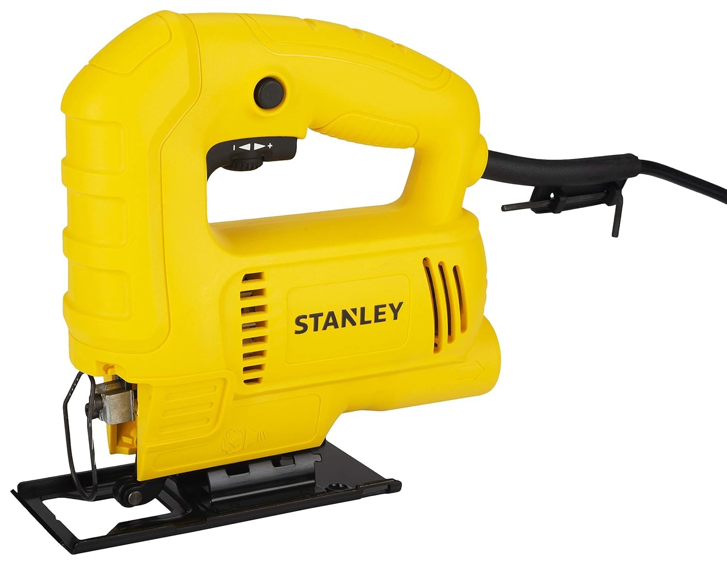 STANLEY SJ45 450W Variable Speed JigSaw for cutting woodsheetmetal and plastic with 6 position speed dial