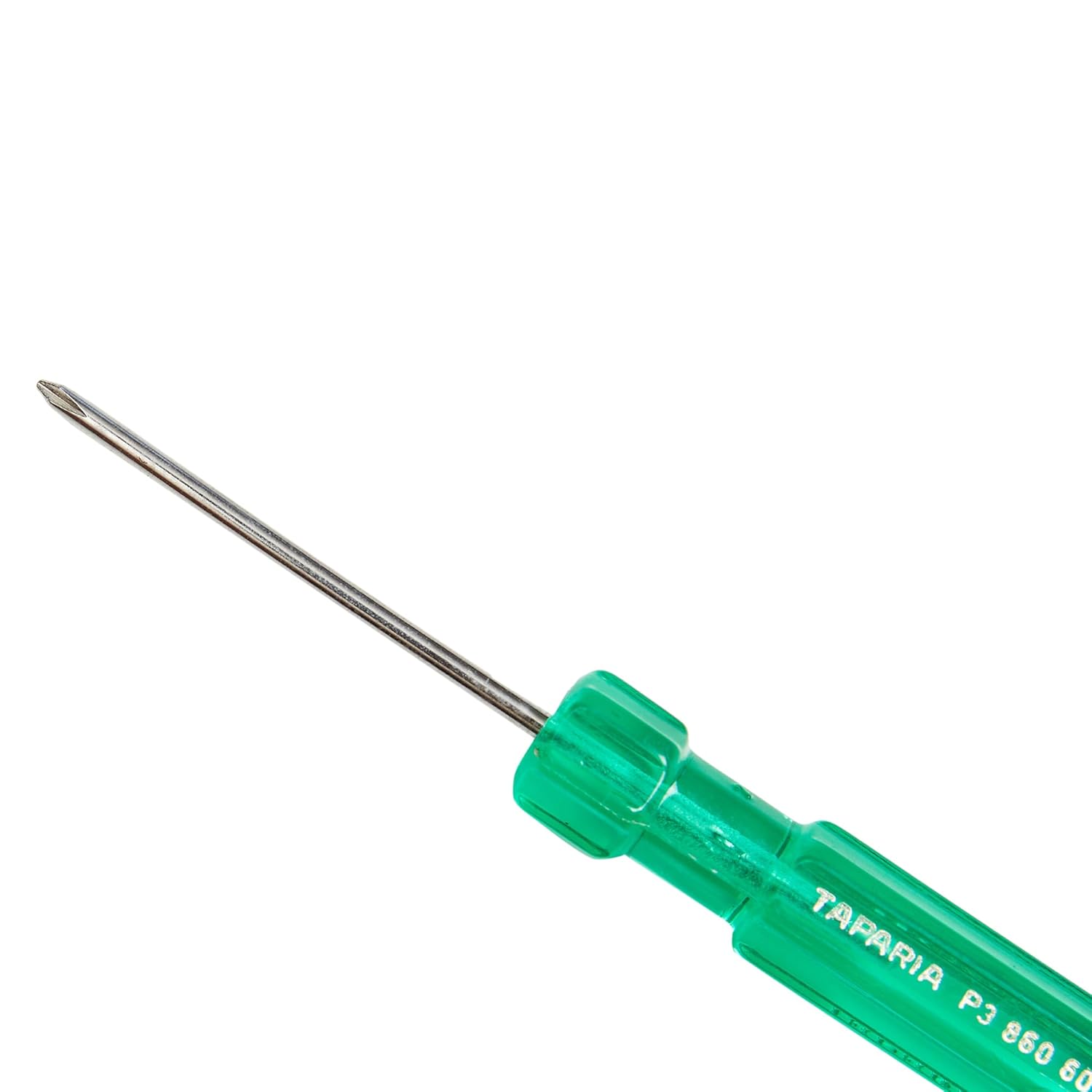 Taparia P3 860 60 Steel Tip No.0 Philips Screw Driver (Green And Silver), 1 pc