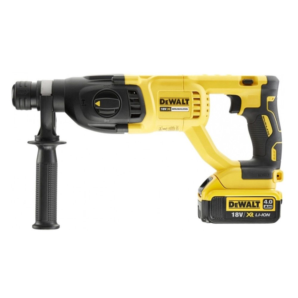 DEWALT DCH133M1 18V Li-ion 26mm SDS-Plus 3-Mode 2Kg Cordless Hammer with Brushless Motor and 1×4.0Ah Battery