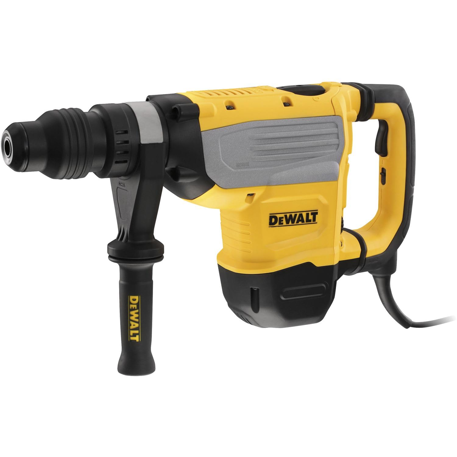 DEWALT D25733K-QS 1600Watt 48mm 9Kg SDS-Max 2-Mode Combi hammer with Anti Rotation System-Perform and Protect Shield