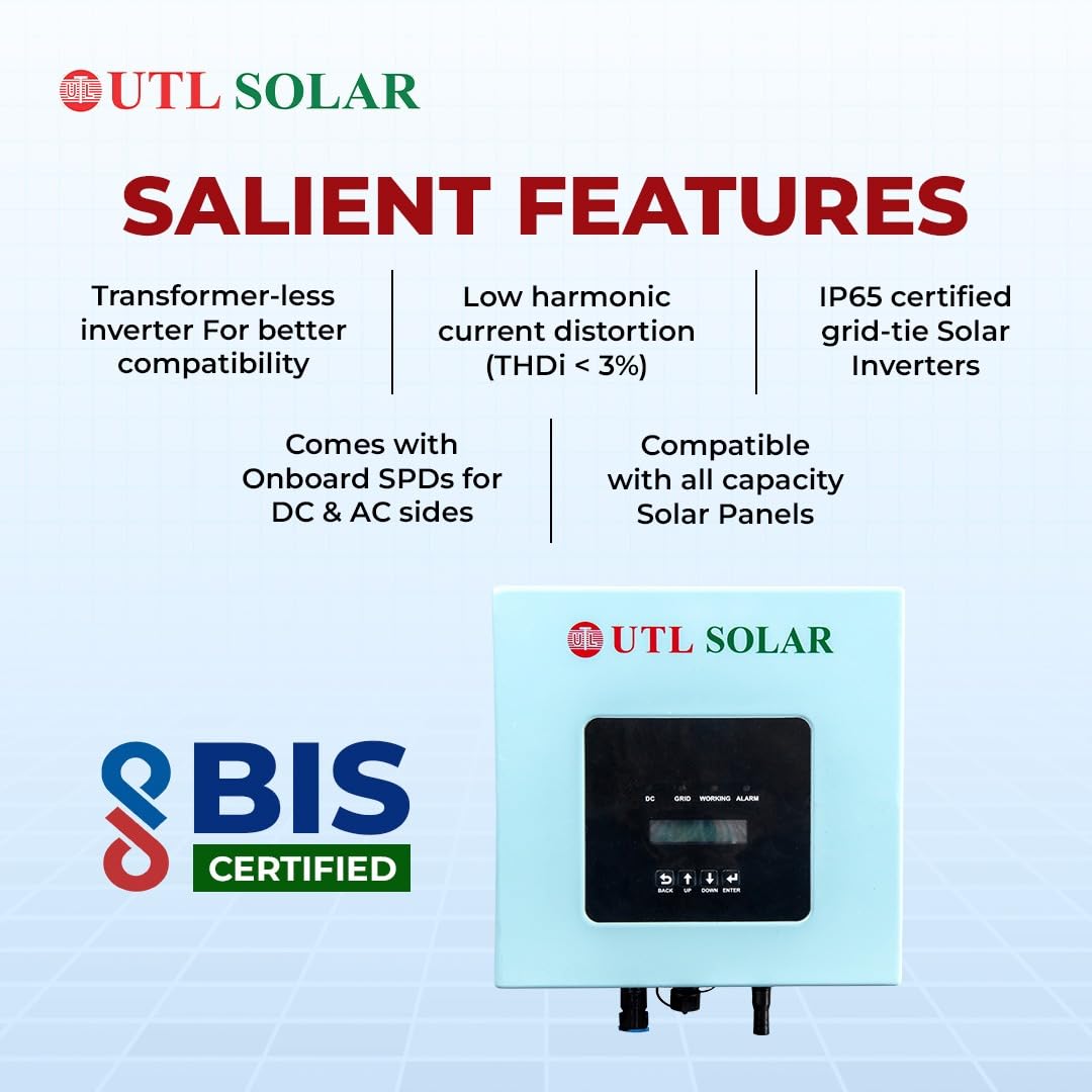 UTL GT-6-GXS1 Pro On Grid Solar Inverter