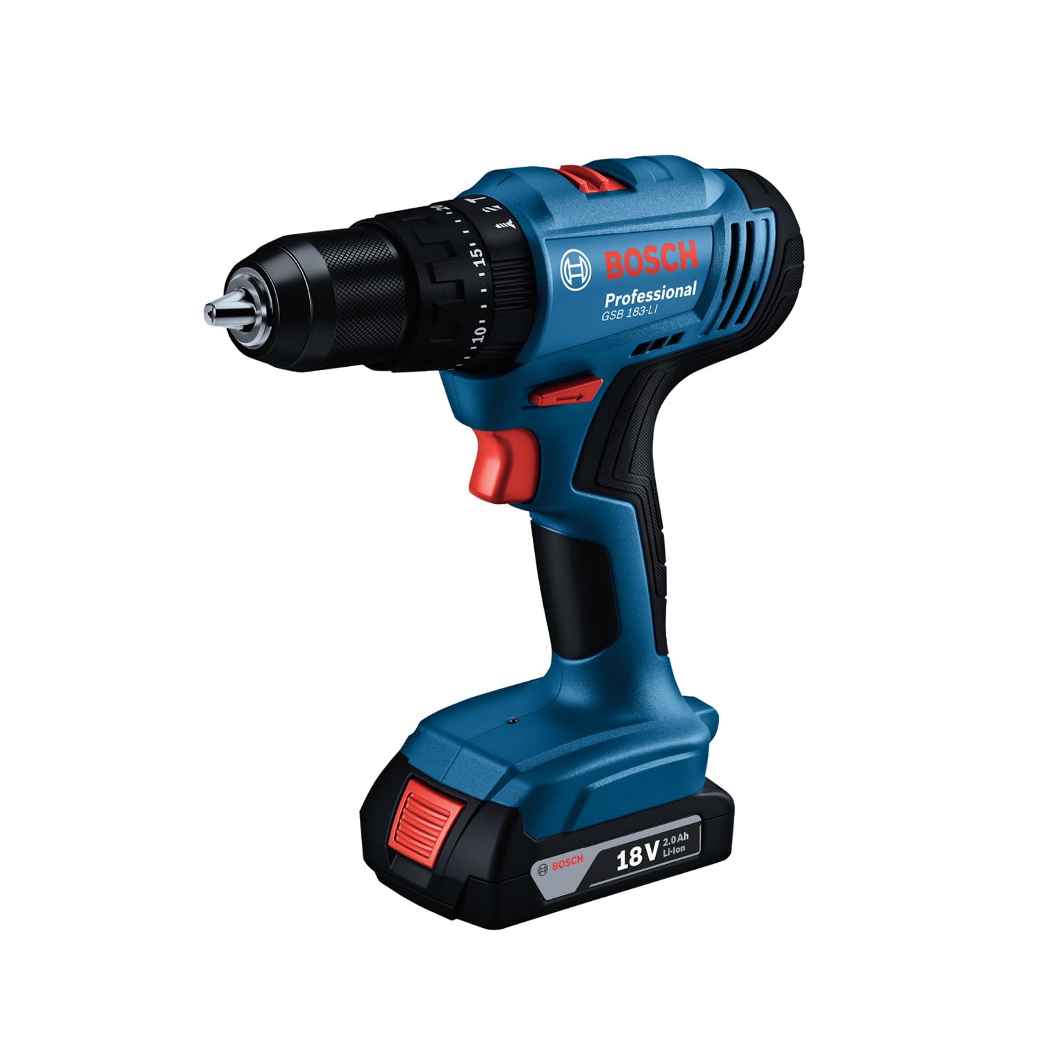 BOSCH GSB 183-Li Cordless Impact Drill/Drivers With 2 Batteries