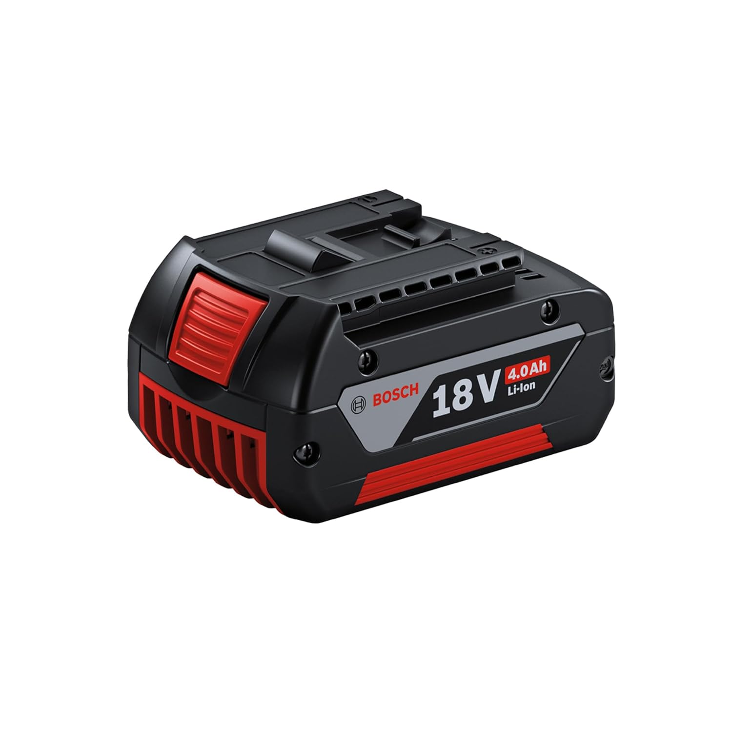 BOSCH GBA 18V 4.0Ah Professional Battery Pack, XL Capacity with COOLPACK Technology, Up to 65% Longer Runtime & 100% Longer Life, Compatible with All 18V Tools