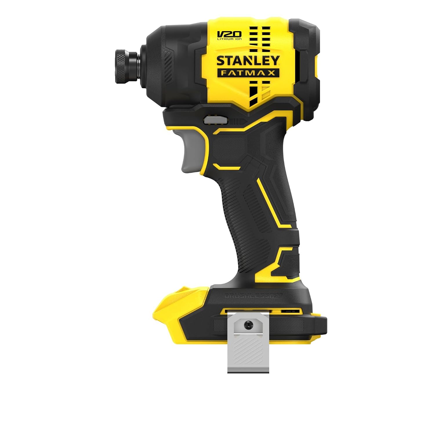 STANLEY FATMAX SBI811-B1 20V MAX CORDLESS Brushless 14 Inch Hex Impact Driver 2900 RPM Variable Speed 180 Nm High Torque Heavy Duty Power Fastener – BARE TOOL