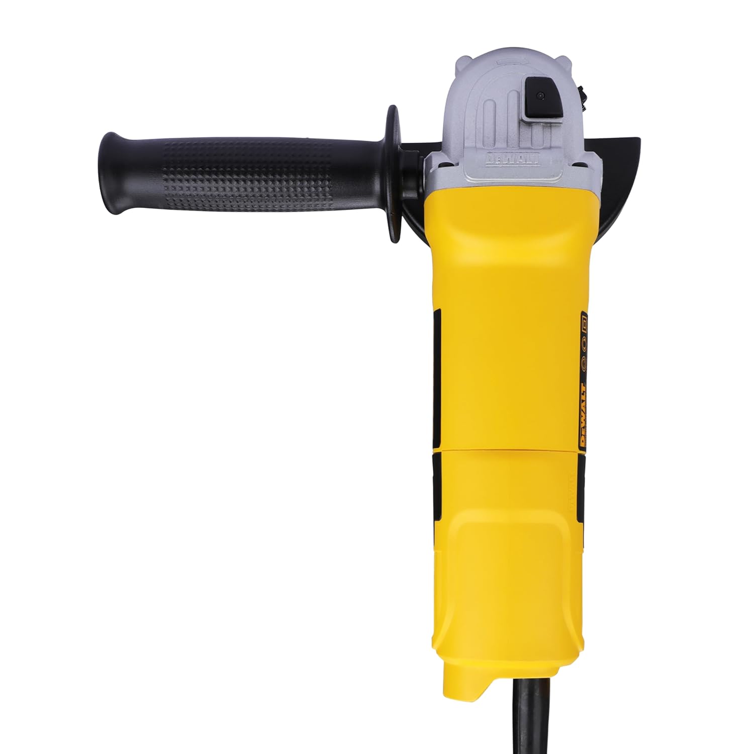 DEWALT DW801-IN, 850W, 4” (100mm) Heavy Duty Angle Grinder Engineered For Heavy Duty Applications with Spindle Lock and Toggle switch, 2 Year Warranty