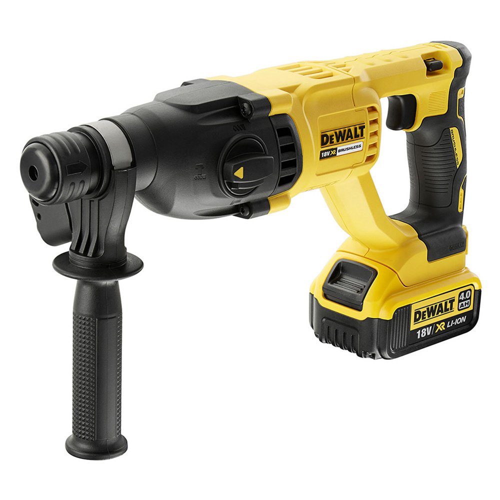 DEWALT DCH133M1 18V Li-ion 26mm SDS-Plus 3-Mode 2Kg Cordless Hammer with Brushless Motor and 1×4.0Ah Battery