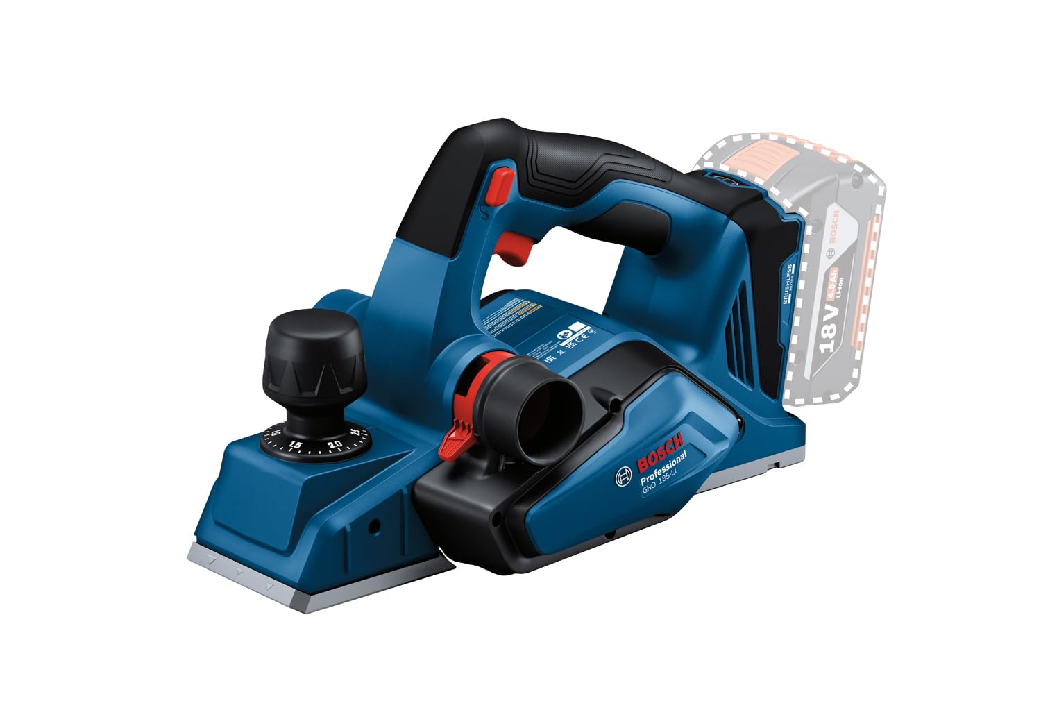 BOSCH GHO 185-LI PROFESSIONAL Cordless Planer 18.0 V