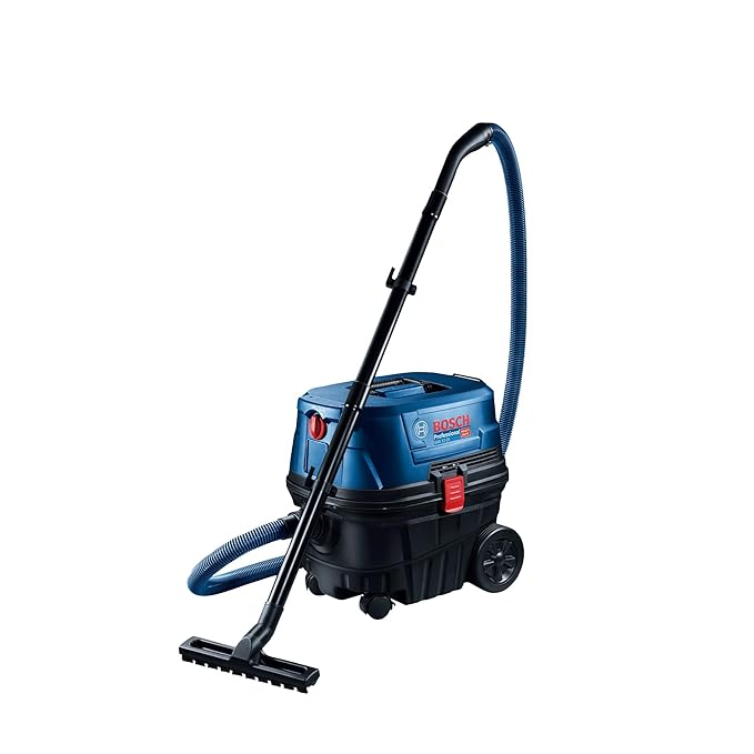 Bosch Gas 12-25 Professional Wet/Dry Extractor – 1250W Power, HEPA H13 Filter Captures 99.95% Fine Dust, 25L Capacity, Patented Filter Cleaning, 230V, 1 Year Warranty