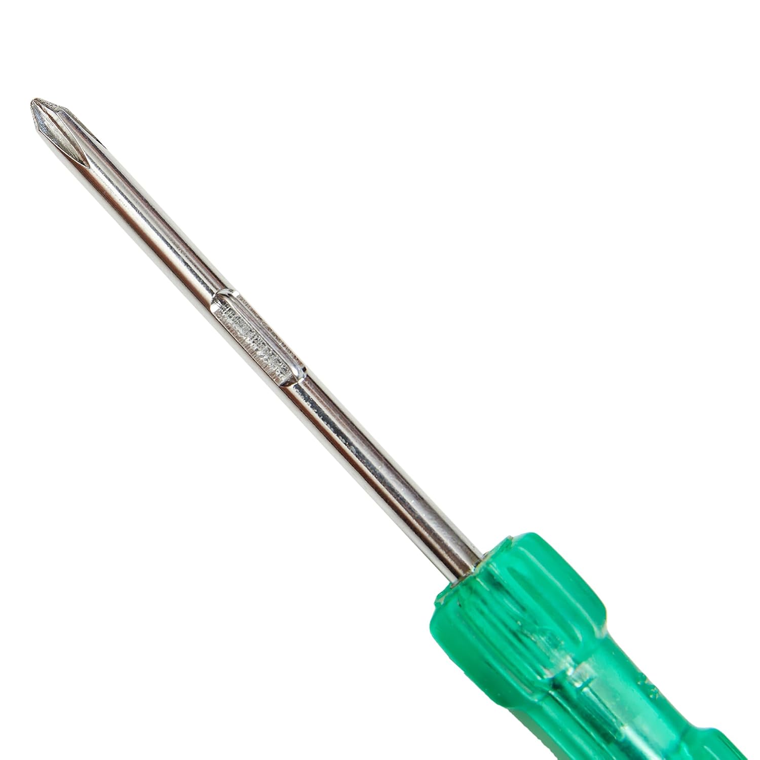 Taparia 804 Steel Two In One Screw Driver (Green And Silver), 1 pc