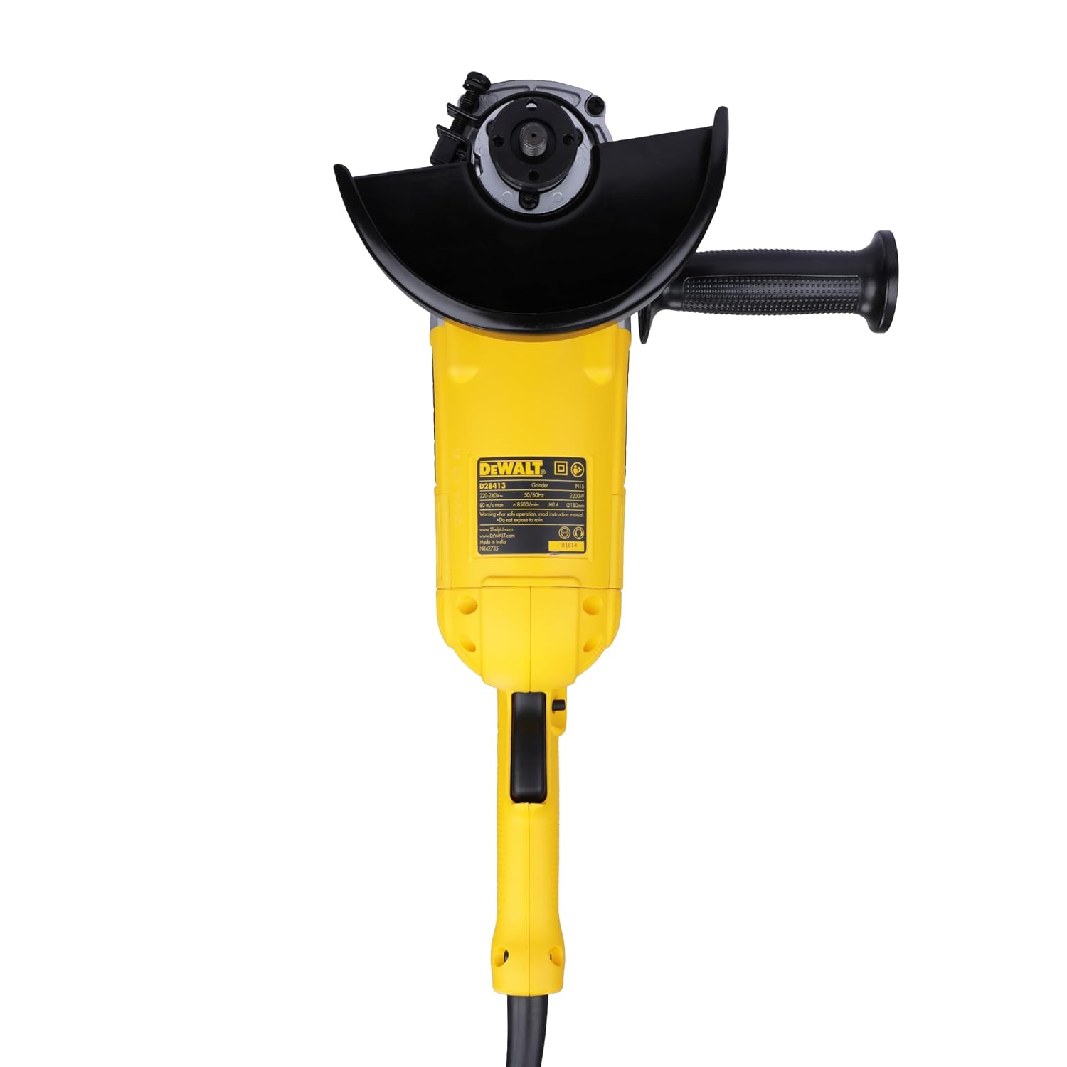 DEWALT D28413-IN 2200W 180mm Heavy Duty Large Angle Grinder
