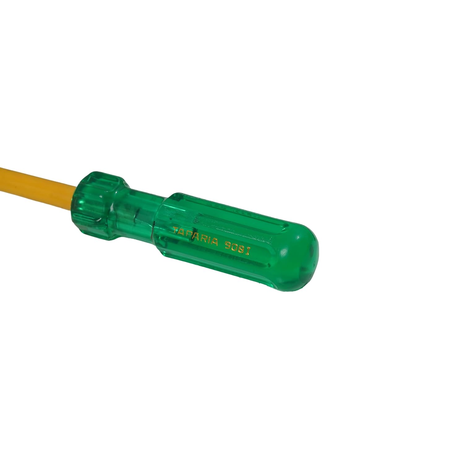 Taparia 908I Two in One Screwdriver (250mm Blade, 8mm Dia, Green Handle)-Reversible Flat Head & Phillips Tip-High Grade Steel Construction-Professional Tool for Electricians, Carpenters, DIY