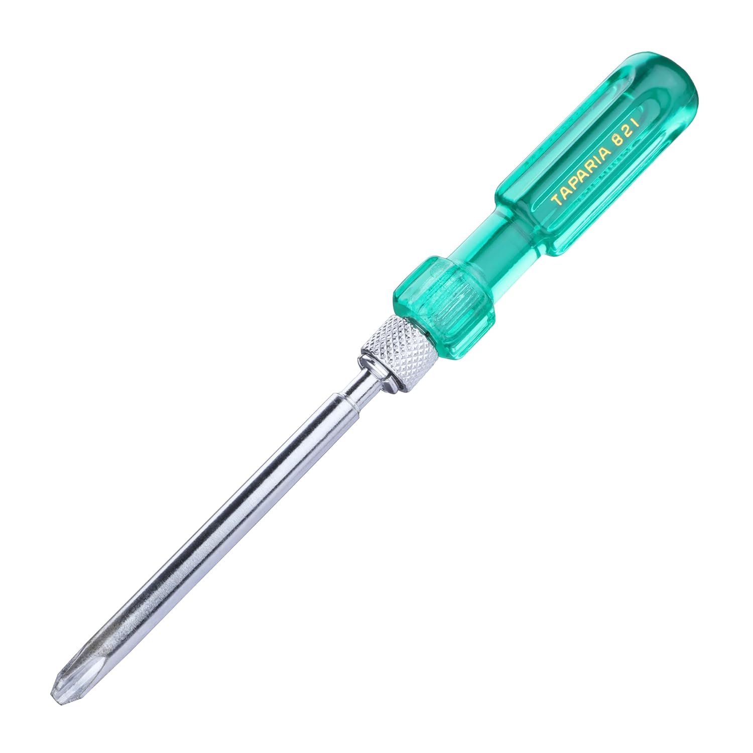 Taparia Model 821 Screwdriver Set Multi-Tip with Phillips Tips – Sizes Phillips 00, 0, 1, 2, 3 and slotted 6×0.6 Durable Hardened Steel Tips Ergonomic Handles. DIY, Professional and Industrial use.