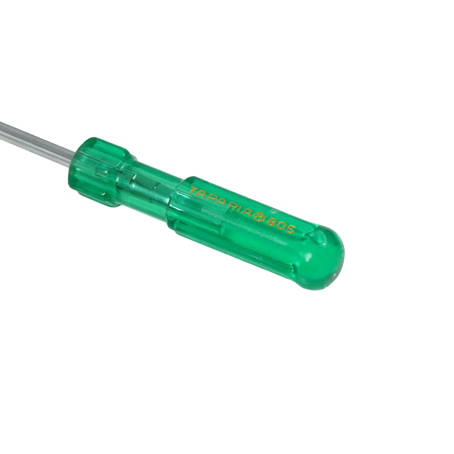 Taparia 805 Two in One Screwdriver (100mm Blade, 5mm Dia, Green Handle)-Reversible Flat Head & Phillips Tip-High Grade Steel Construction-Professional Tool for Electricians, Carpenters, DIY