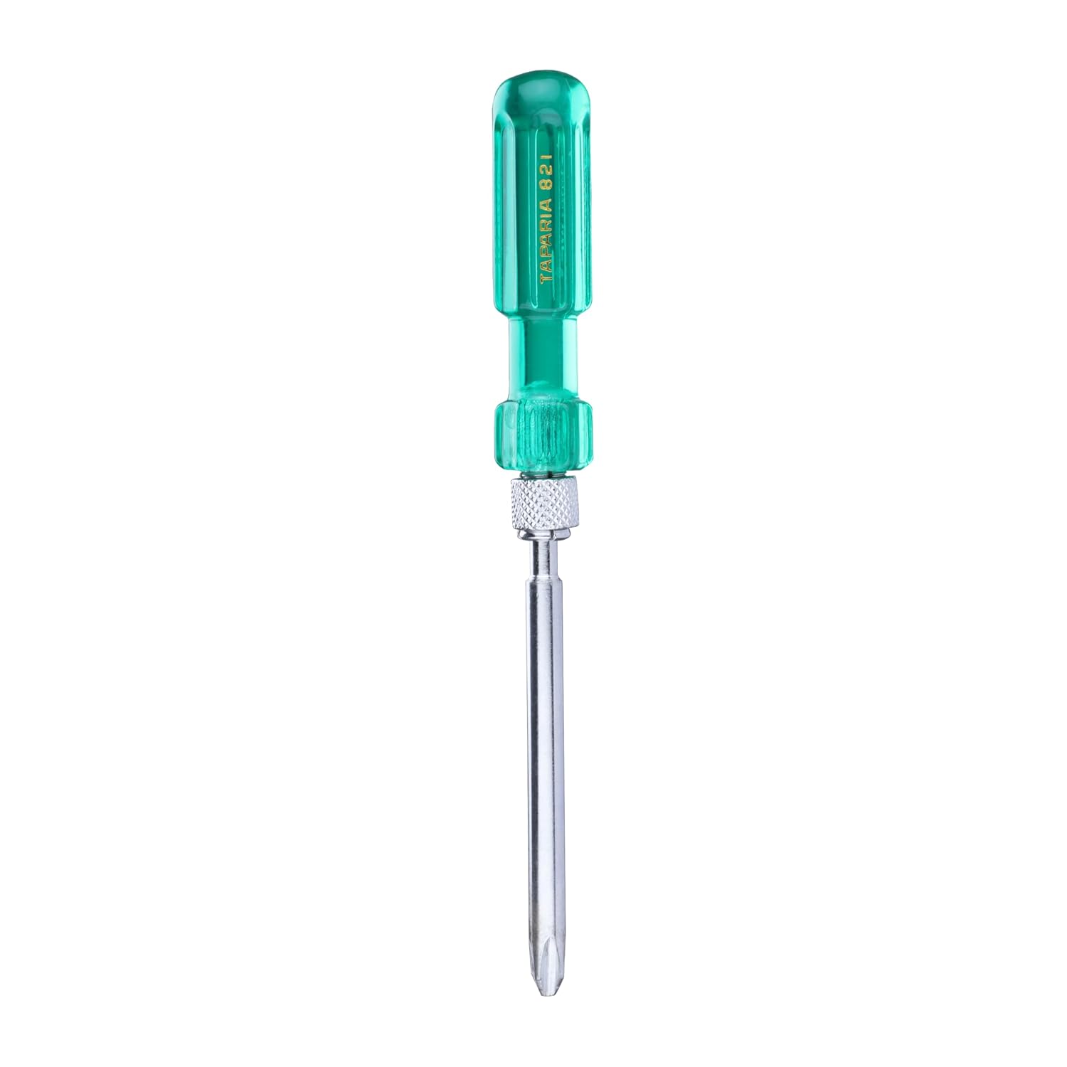 Taparia Model 821 Screwdriver Set Multi-Tip with Phillips Tips – Sizes Phillips 00, 0, 1, 2, 3 and slotted 6×0.6 Durable Hardened Steel Tips Ergonomic Handles. DIY, Professional and Industrial use.